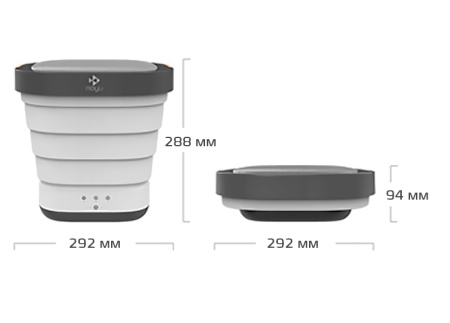 Купить Xiaomi Moyu Foldable Washing Machine White (XPB08-F1)