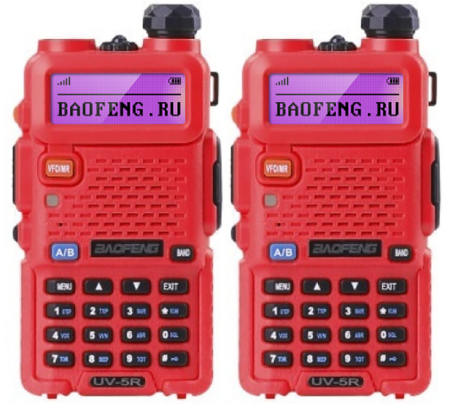 Купить Baofeng UV-5R - RED 2шт.