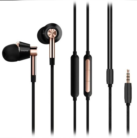 Купить Xiaomi 1More Tripple Driver In-Ear Headphones (E1001) Gold