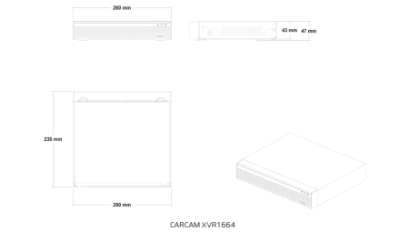 Купить CARCAM XVR1664