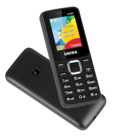 Купить UNIWA E1801 Dual SIM Black