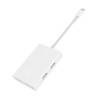 Xiaomi Mi USB-C to VGA and Gigabit Ethernet Multi-Adapter - White