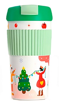 Купить Xiaomi Kiss Kiss Fish Rainbow Cartoon 490ml Green White