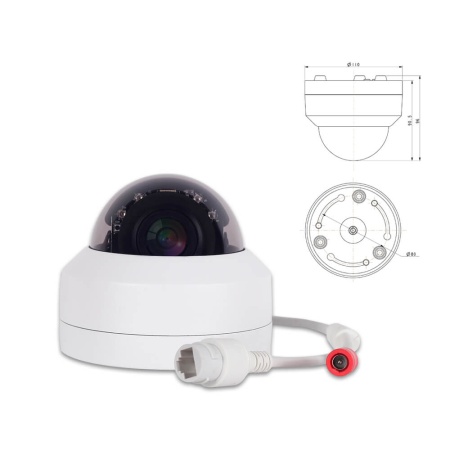 Купольная поворотная скоростная IP-камера CARCAM CAM-5750MP