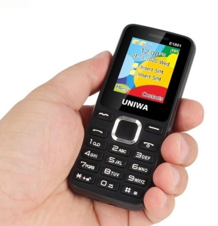 Купить UNIWA E1801 Dual SIM Black
