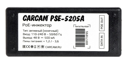 Купить PoE-инжектор CARCAM PSE-5205A