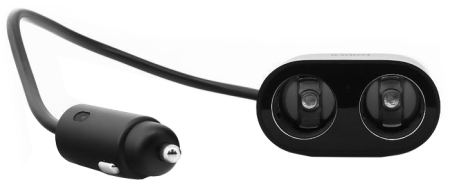 Купить Разветвитель автомобильного прикуривателя Xiaomi Roidmi 2S Splitter Dual Port Converter (DYQ01RM)