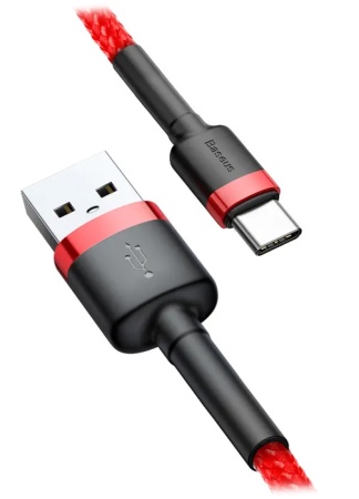 Купить Baseus Cafule Lightning 2m Red (CALKLF-C09)