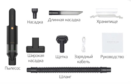 Купить Xiaomi CleanFly H2 Portable Vacuum Cleaner  (FV2S) Black