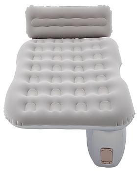 Купить CARCAM Inflatable Back Seat Auto Airbed, Auto Air Pump, Repair Kit, 135x85 cm. (CCMTE1750) Gray