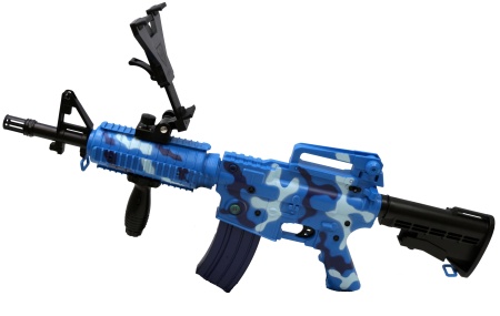 Автомат дополненной реальности Intelligent ar gun AR47-1 Camouflage blue