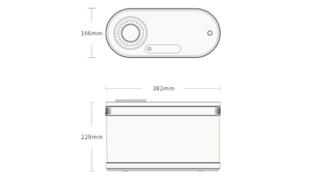 Купить Xiaomi Descriptive Geometry Amphibious Fish Tank (HF-JHYGQC 001) White