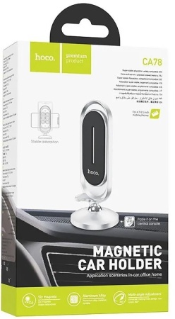 Купить Hoco CA78 Silver Держатель авто магнитный