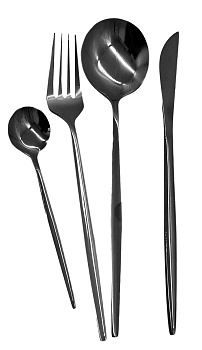 Купить набор столовых приборов Xiaomi Maison Maxx Modern Flatware Set Black