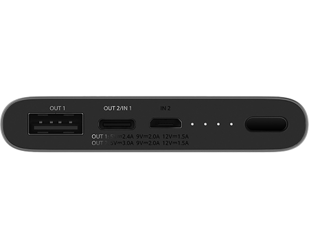 Купить Xiaomi Mi Power Bank 3 10000 mAh Black (PLM12ZM)