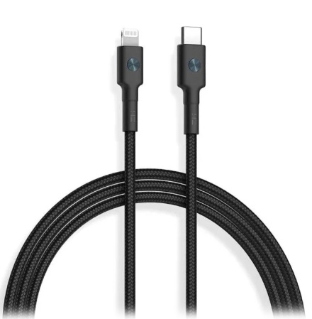 Купить Кабель Type-C/Lightning ZMI MFi 100cm Черный (AL873K)