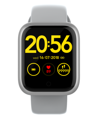 Часы CARCAM SMART WATCH GT1 - SILVER, Силикон