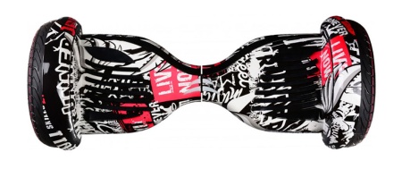 Купить гироскутер Гироскутер CARCAM SMART BALANCE Skull New 10.5 с запасом хода 20 км на скорости до 20 км/ч