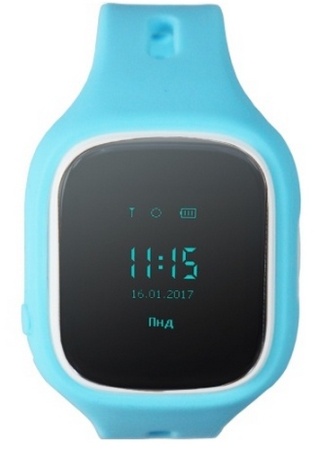 Детские часы с GPS CARCAM KIKO (голубые)