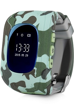 Детские часы с GPS CARCAM Q50 (городской камуфляж)