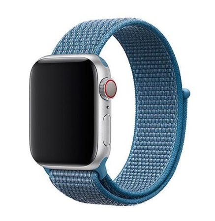 Купить Ремешок для Apple watch 38mm Nylon Loop синий