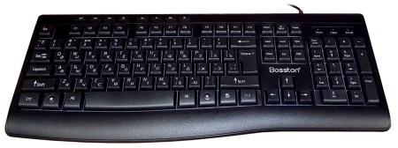 Купить Bosston Wired Multimedia Keyboard X18D Black