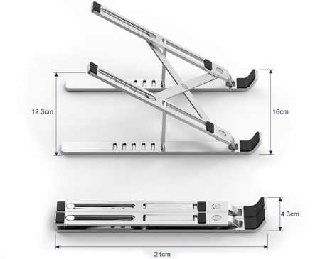 Купить Подставка для ноутбука Wiwu Laptops S400 Silver