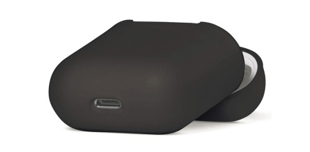 Чехол AirPods Silicon Case - темно-серый
