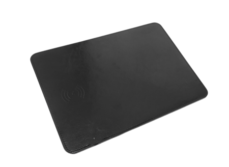 Коврик для мыши с функцией беспроводной зарядки для смартфонов Wireless Charging Mouse PAD RS-10 чёрный