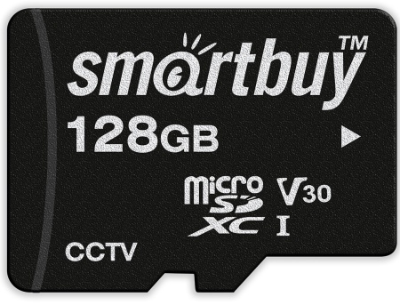 Купить SmartBuy microSDXC 128Gb Class10 U3 V30 (SB128GBSDCCTV)