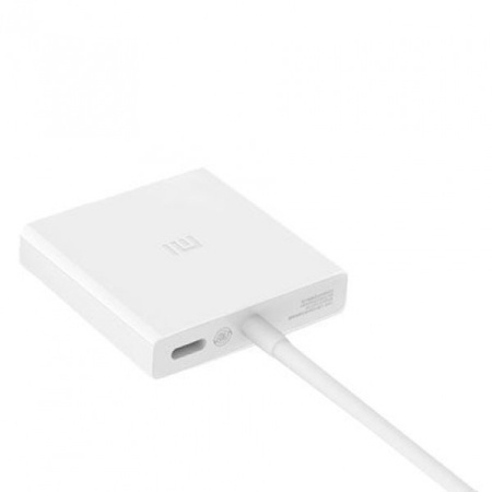 Адаптер-Хаб Xiaomi Mi USB-C to HDMI and Gigabit Ethernet Multi-Adapter - White
