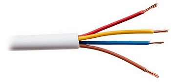 Купить Кабель сигнальный 4-жильный 4x0.22 мм, 1 м