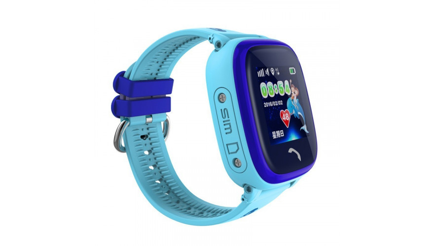 Детские смарт-часы с GPS и функцией телефона CARCAM GW400S Blue