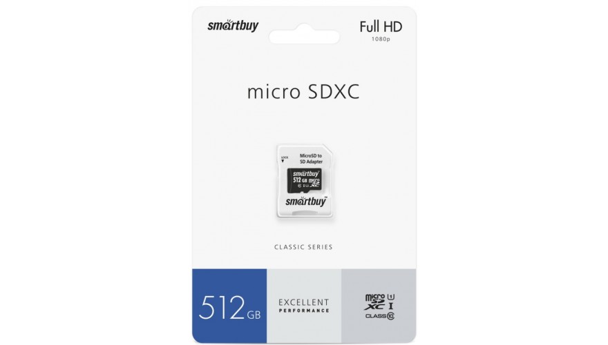 Купить SmartBuy microSDXC 512GB Class 10 UHS-1