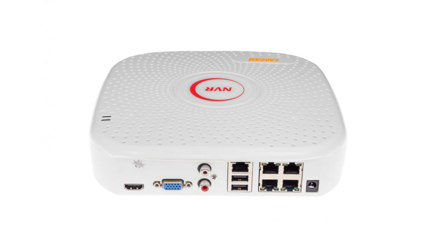 9-канальлный IP-видеорегистратор, оснащенный 4 PoE-портами CARCAM NVR2604