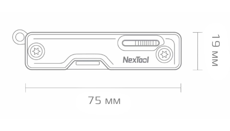 Купить Xiaomi NexTool Multifunction Knife Blue (NE20099)