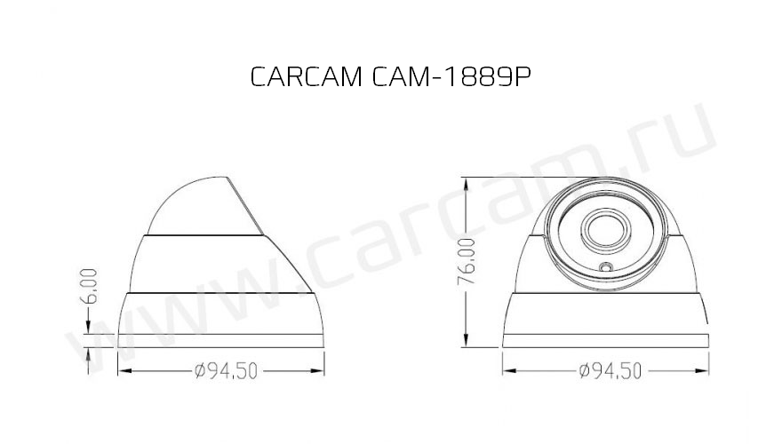 CARCAM CAM-1889P