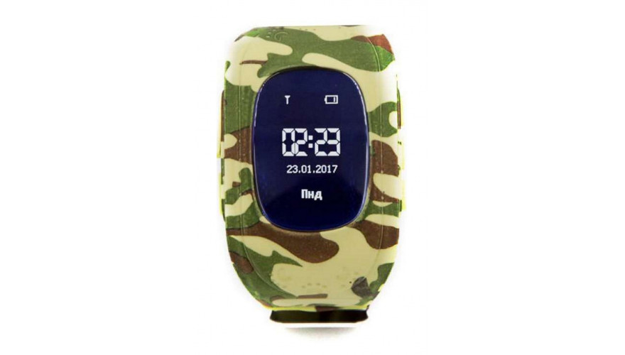 Детские часы с GPS CARCAM Q50 (лесной камуфляж)