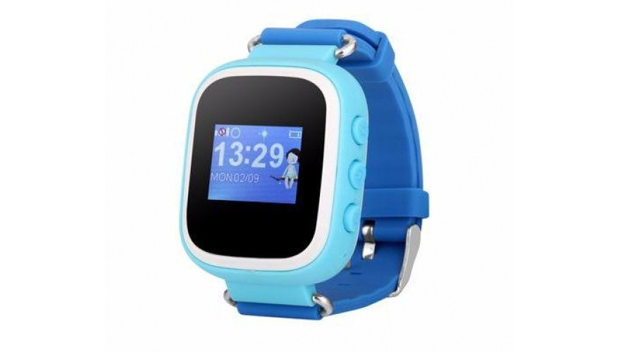 Детские часы с GPS Smart Baby Watch CARCAM Q60S голубые