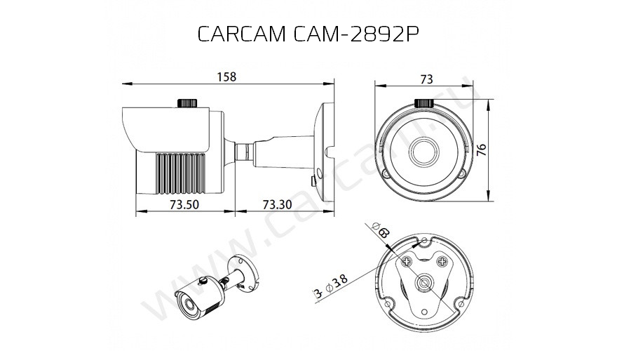 CARCAM CAM-2892P