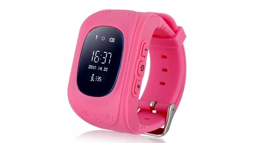 Детские часы с GPS Smart Baby Watch CARCAM Q50 OLED розовые