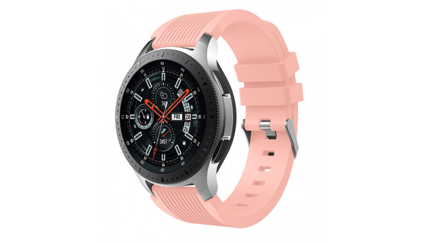 Ремешок для Samsung Galaxy Watch Silicone band 46mm розовый