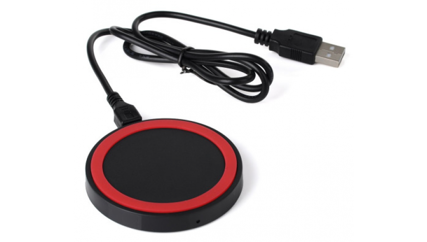 Беспроводное зарядное устройство CARCAM Wireless Charging Pad (red) 