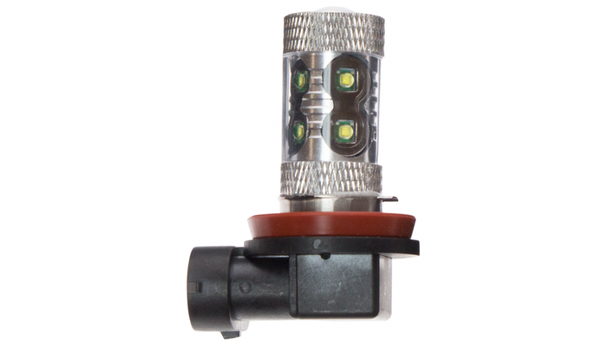 Противотуманная светодиодная лампа мощностью 50Вт CARCAM H8/H11-50W белый свет