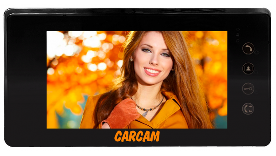 Купить видеодомофон CARCAM DW-718SD, оснащенный TFT дисплеем с диагональю 7’’