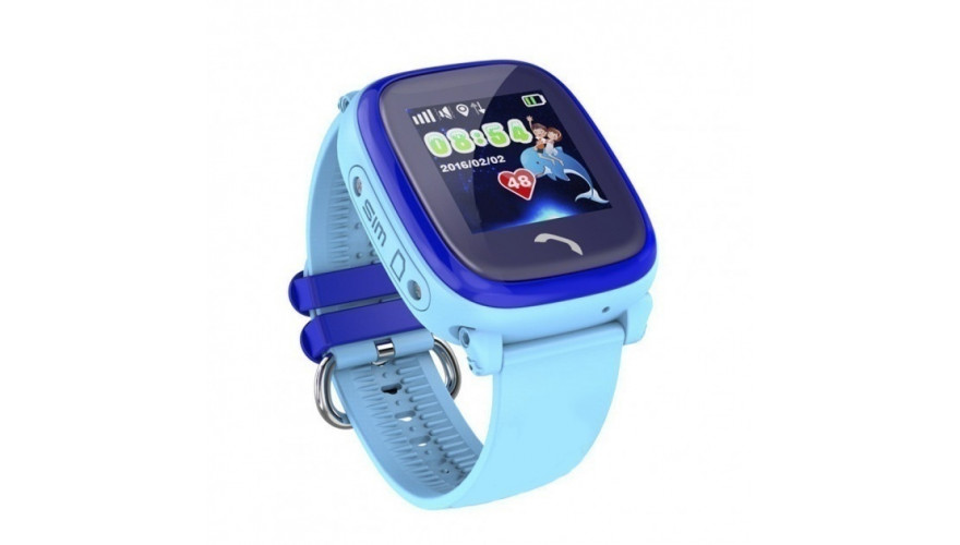 Детские смарт-часы с GPS и функцией телефона CARCAM GW400S Blue