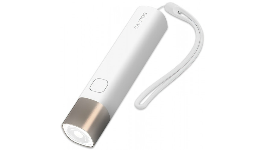 Купить Xiaomi Solove X3S Portable Flashlight Power Bank White