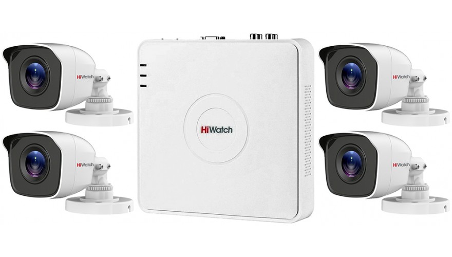 Купить комплект видеонаблюдения HiWatch KIT 2P4C1