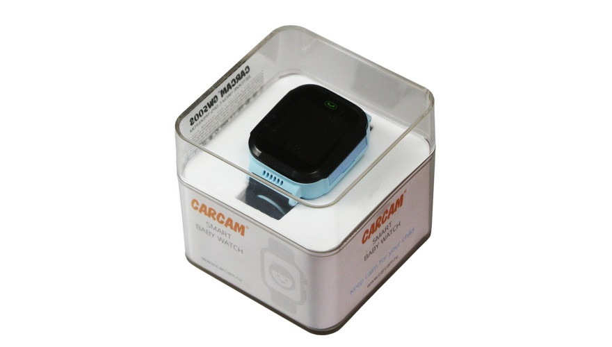 Детские часы с GPS CARCAM GW500S (голубые)