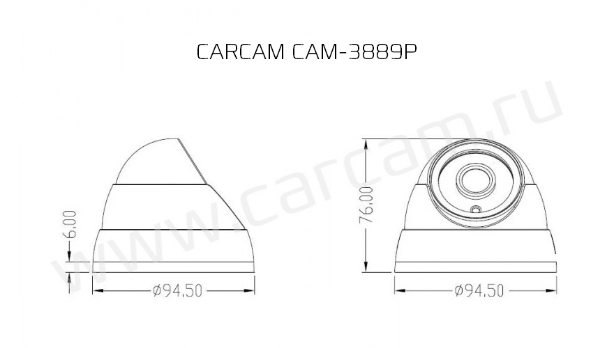 CARCAM CAM-3889P